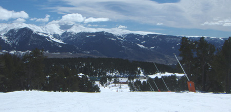 Skiing during Winter season